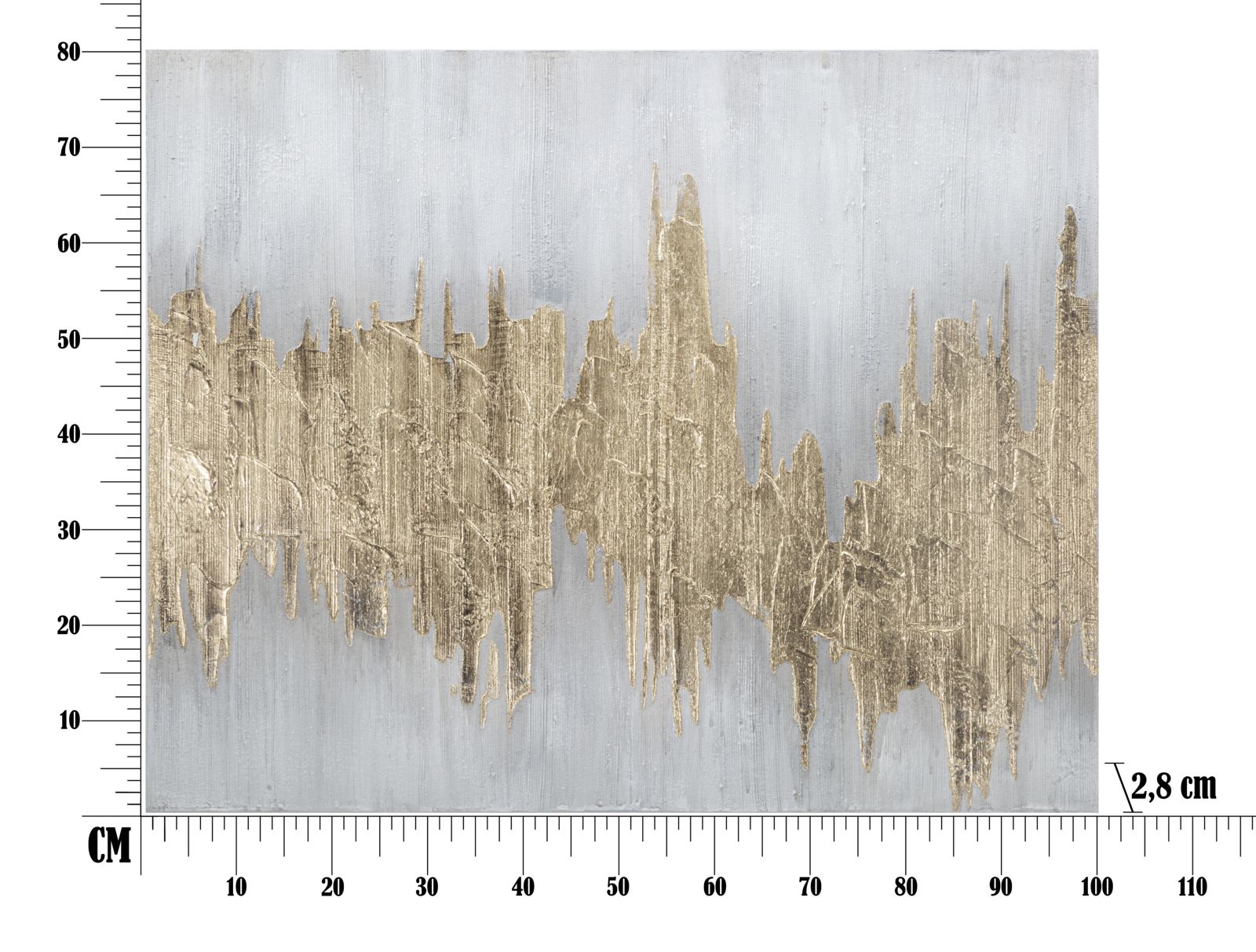 Dekoratívny doplnok Dipinto Su Tela Mauro Ferretti 100×2,8×80 cm