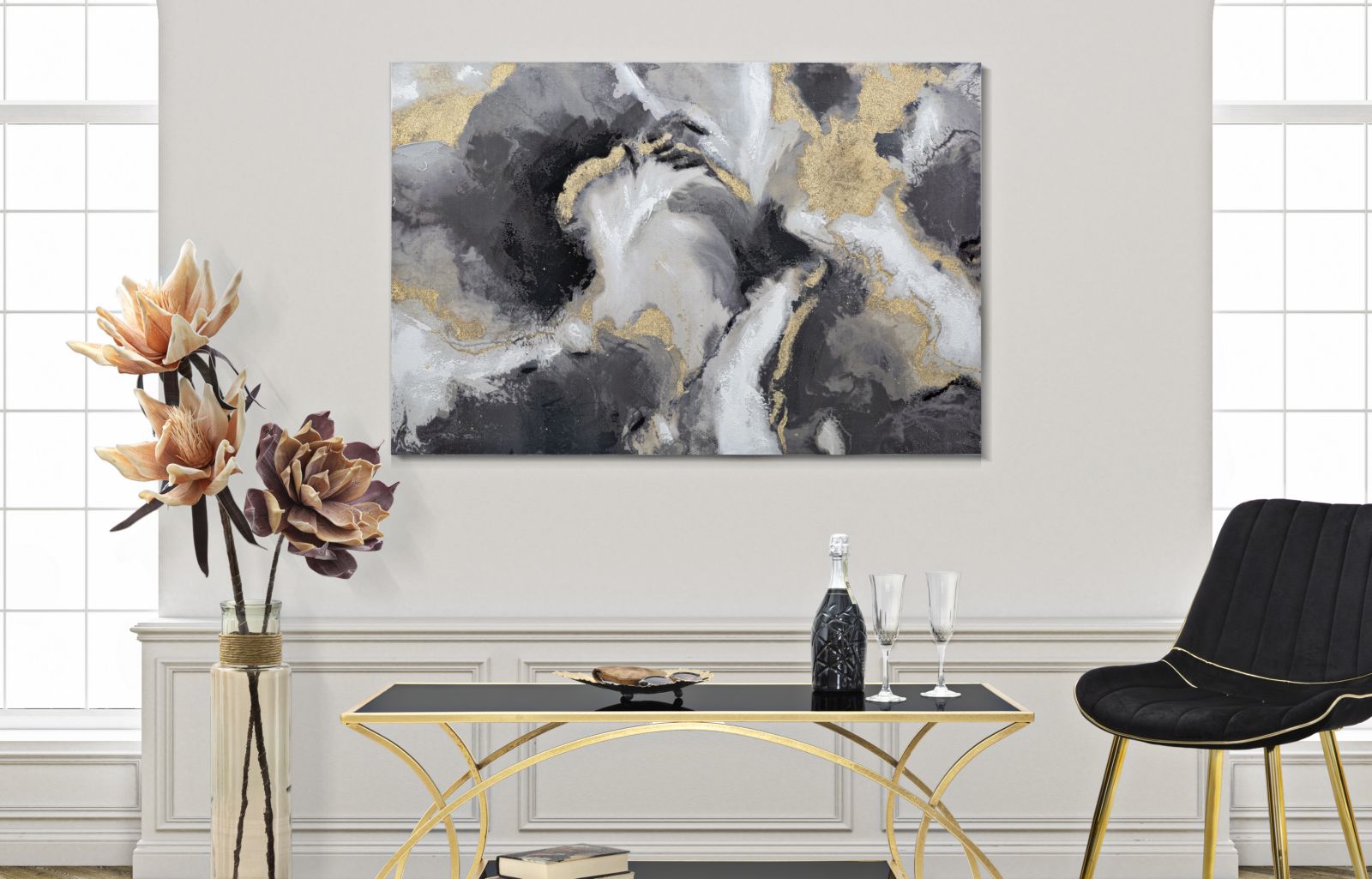 Dekoratívny doplnok Dipinto Su Tela Mauro Ferretti 120×3,8×80 cm