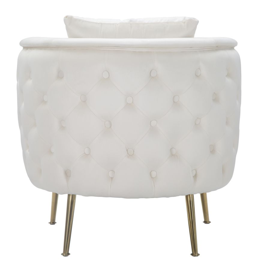 Kreslo Poltrona Bucarest Crema Mauro Ferretti 76×74×73 cm