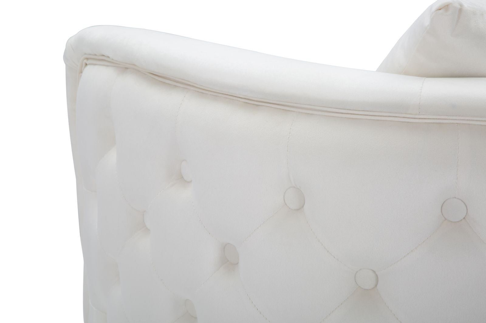 Kreslo Poltrona Bucarest Crema Mauro Ferretti 76×74×73 cm