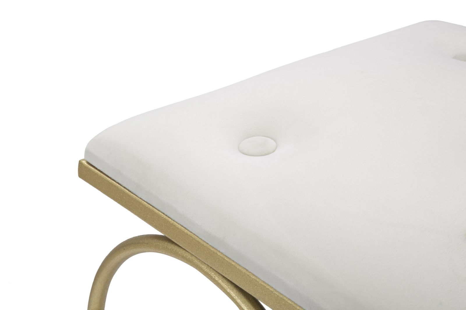Dekoratívny doplnok Sgabello Heart Crema Mauro Ferretti 50×37,5×51,5 cm