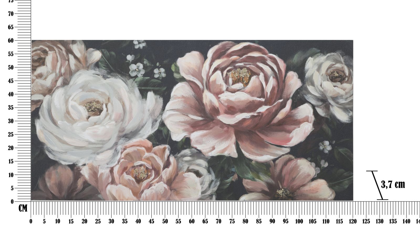 Dekoratívny doplnok Dipinto Su Tela Mauro Ferretti 120×3,7×60 cm