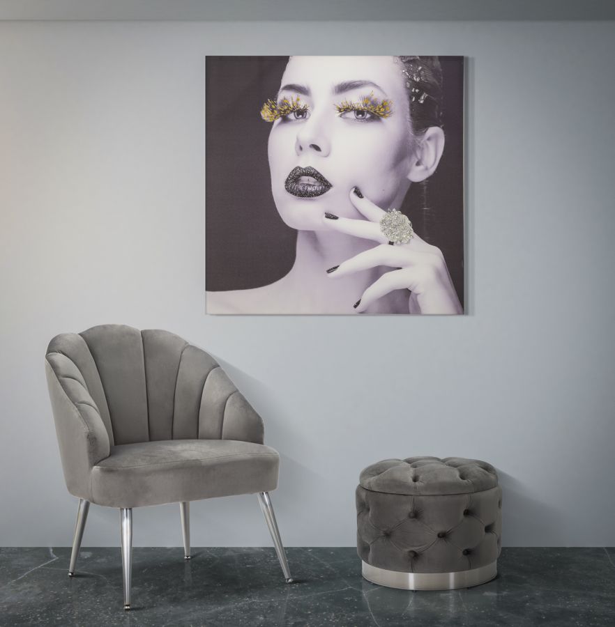 Dekoratívny doplnok Stampa Su Tela Mauro Ferretti 80×2,8×80 cm