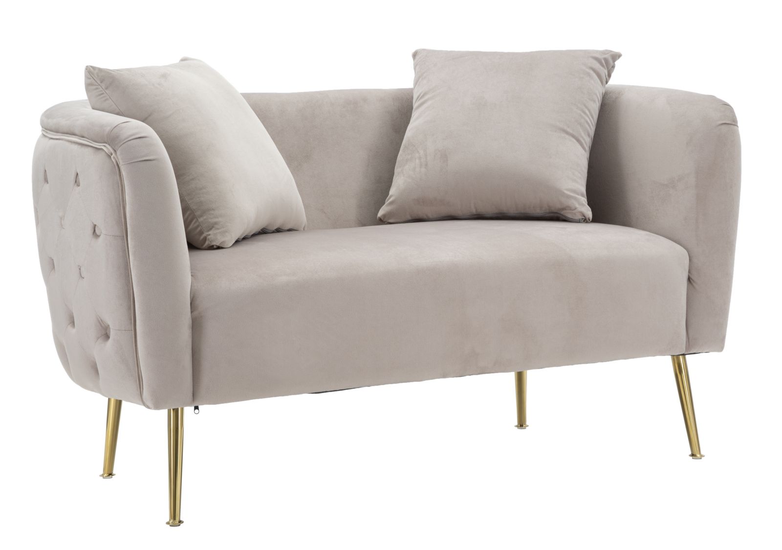 Dekoratívny doplnok Divanetto Bucarest Grigio Mauro Ferretti 127×74×73 cm