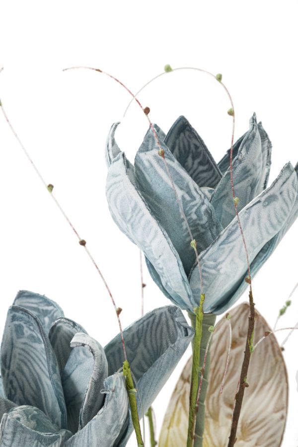 Dekoratívny doplnok Magnolia Blu Mauro Ferretti Ø 30×90 MIN 10 cm