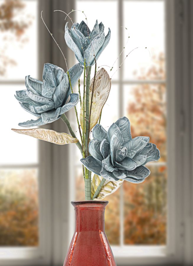 Dekoratívny doplnok Magnolia Blu Mauro Ferretti Ø 30×90 MIN 10 cm