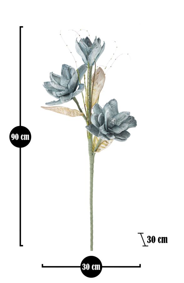 Dekoratívny doplnok Magnolia Blu Mauro Ferretti Ø 30×90 MIN 10 cm