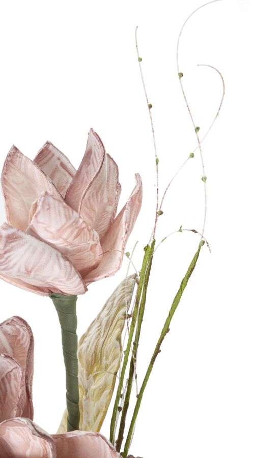 Dekoratívny doplnok Magnolia Rosa Mauro Ferretti Ø 30×90 MIN 10 cm