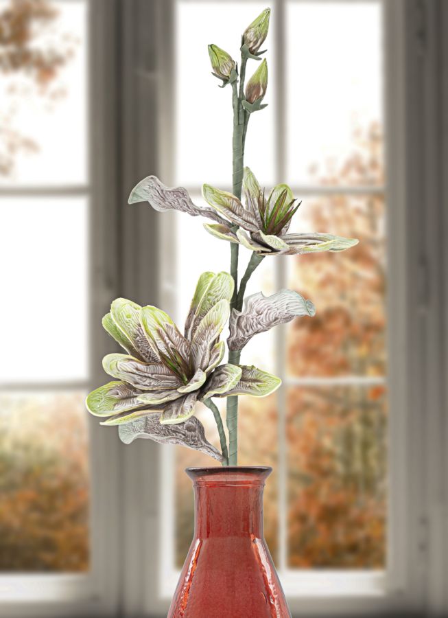 Dekoratívny doplnok Magnolia Verde Mauro Ferretti Ø 25×98 MIN 12 cm