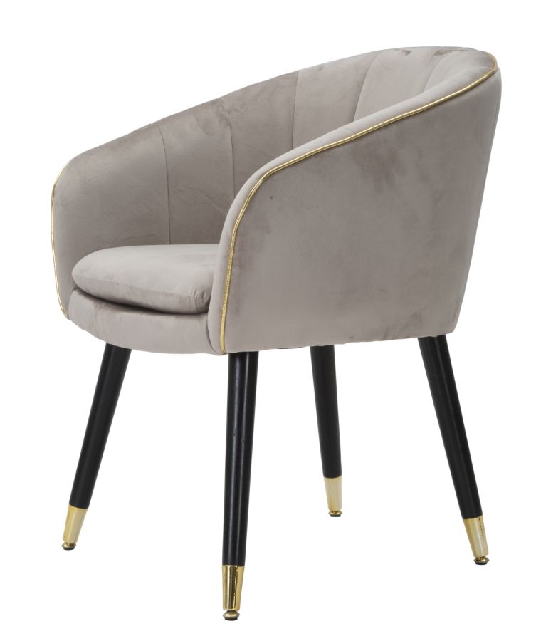 Kreslo Poltrona Paris Grigia Mauro Ferretti 62×58×78 cm