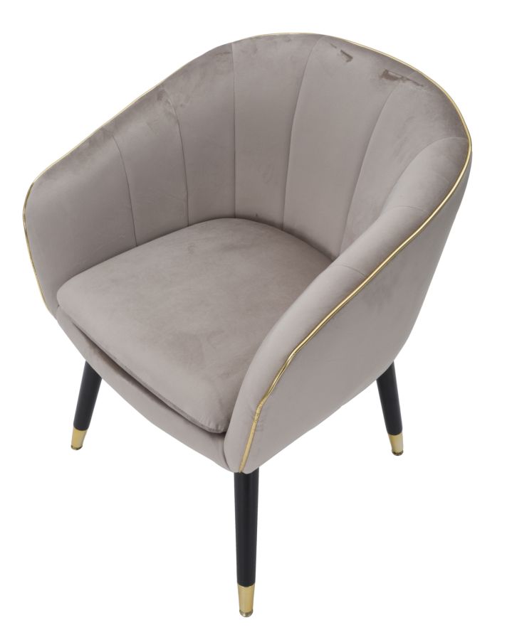 Kreslo Poltrona Paris Grigia Mauro Ferretti 62×58×78 cm