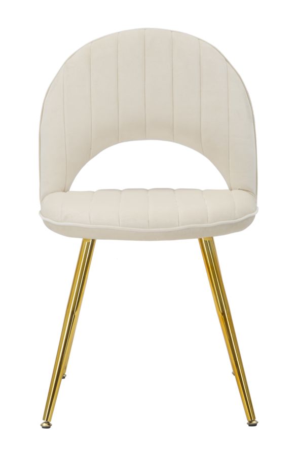 Stolička Sedia Flex Crema Mauro Ferretti 52×48×78 SET 2PZ cm