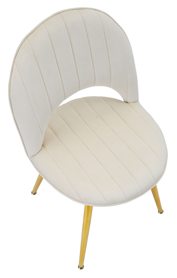 Stolička Sedia Flex Crema Mauro Ferretti 52×48×78 SET 2PZ cm