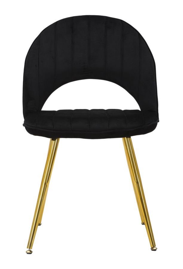 Stolička Sedia Flex Nera Mauro Ferretti 52×48×78 SET 2PZ cm