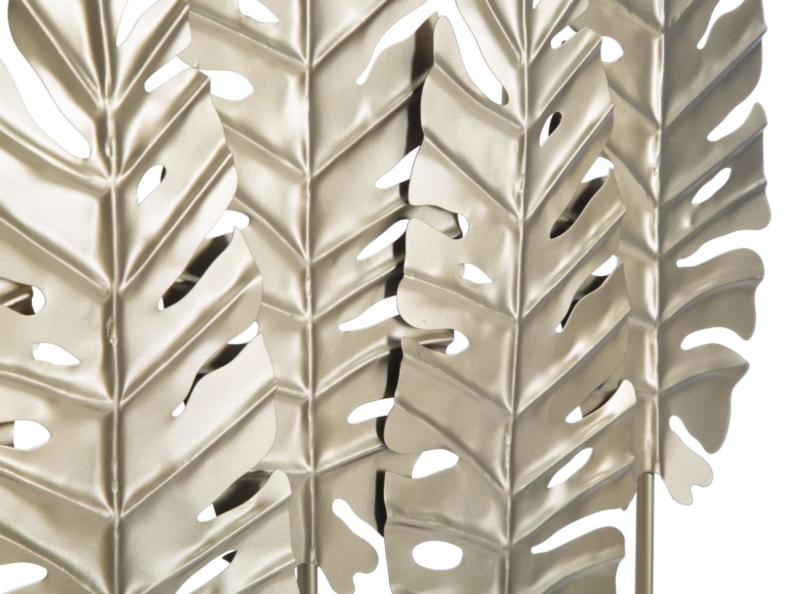 Dekoratívna socha Long Leaf Mauro Ferretti, zlatá/drevo