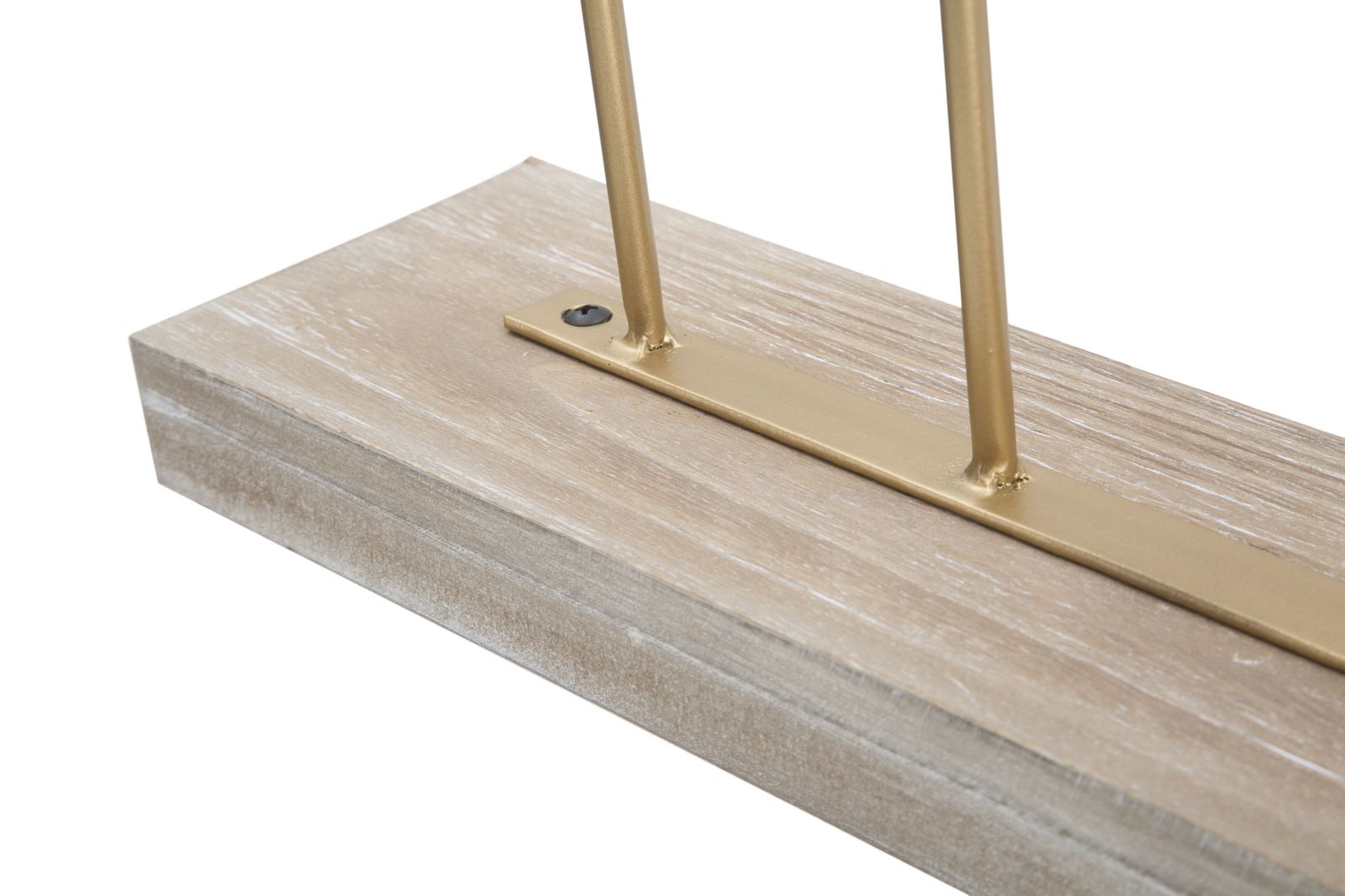 Dekoratívna socha Long Leaf Mauro Ferretti, zlatá/drevo