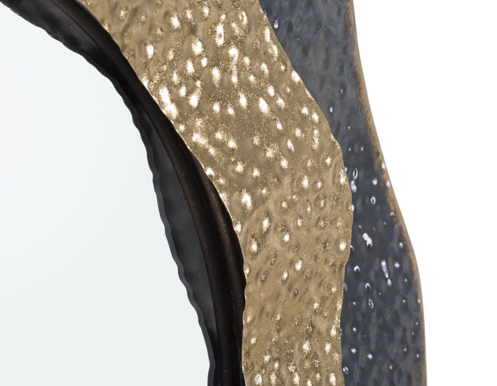 Zrkadlo Shai Dark Mauro Ferretti, zlatá/sivá