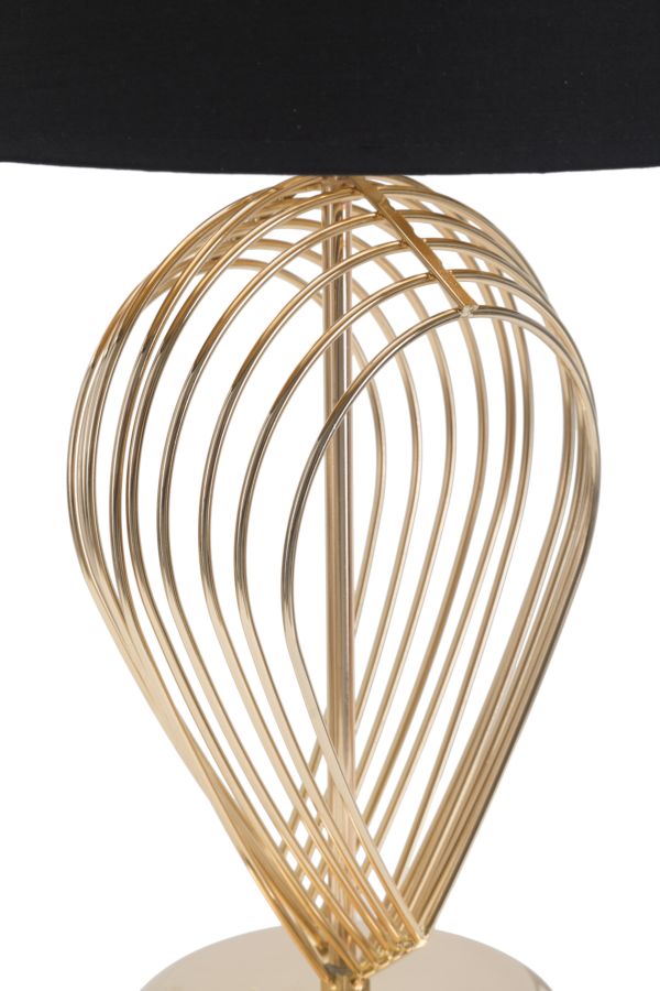 Stolová lampa Maxt Mauro Ferretti, čierna/zlatá
