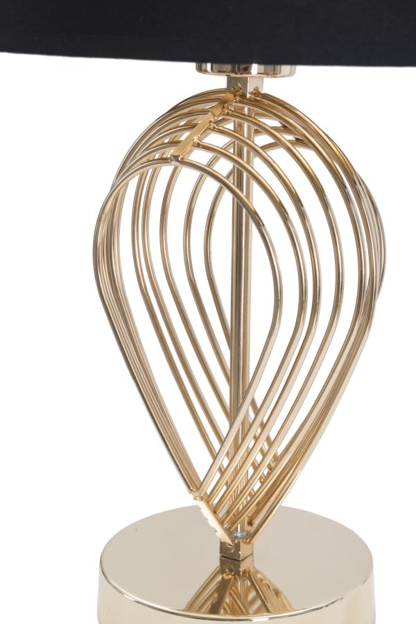 Stolová lampa Maxt Mauro Ferretti, čierna/zlatá