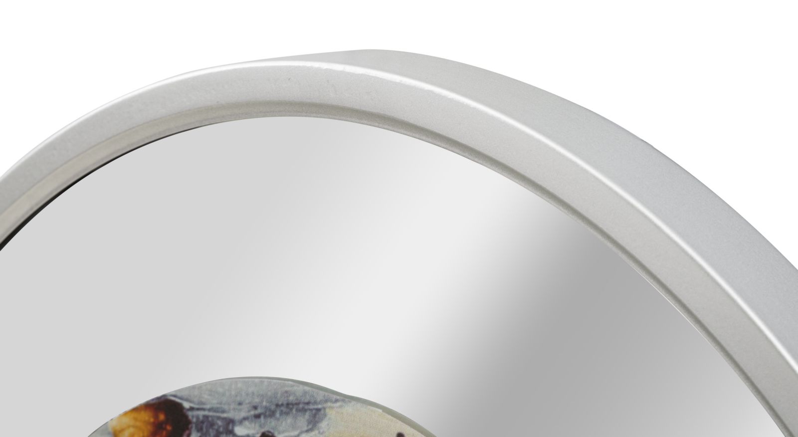 Nástenné hodiny Mirror Grey Mauro Ferretti, strieborné/farebné