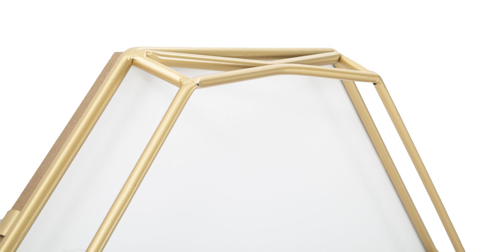 Nástenné hodiny Goldy Octagonal Mauro Ferretti, zlaté/biele