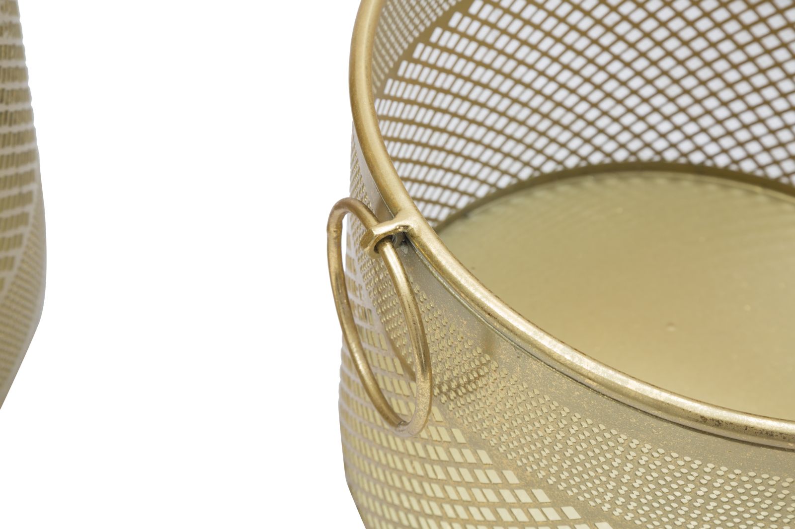 Dekoratívne vázy 3ks P Cage Tris Mauro Ferretti, zlaté