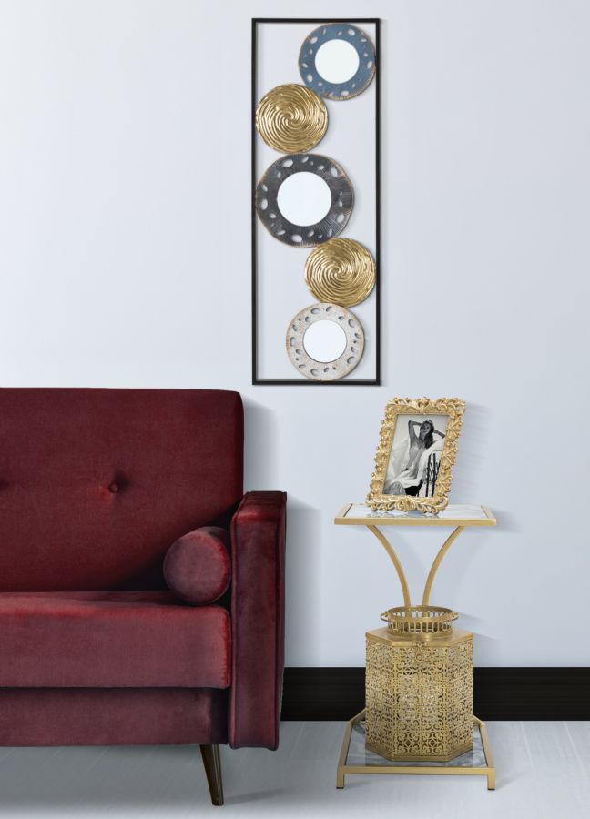 Dekoratívny doplnok Tavolinetto Glam Level Mauro Ferretti 40×35×60 cm