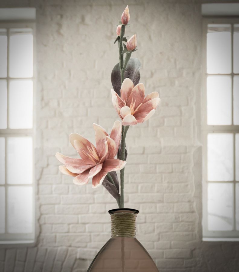 Dekoratívny doplnok Magnolia Arancione Mauro Ferretti Ø 25×98 MIN 12 cm
