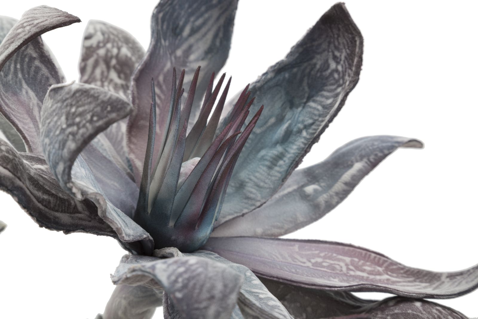 Dekoratívny doplnok Glsang Flower Blu Mauro Ferretti Ø 28×88 MIN 12 cm