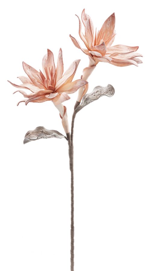 Dekoratívny doplnok Glsang Flower Arancione Mauro Ferretti Ø 28×88 MIN 12 cm