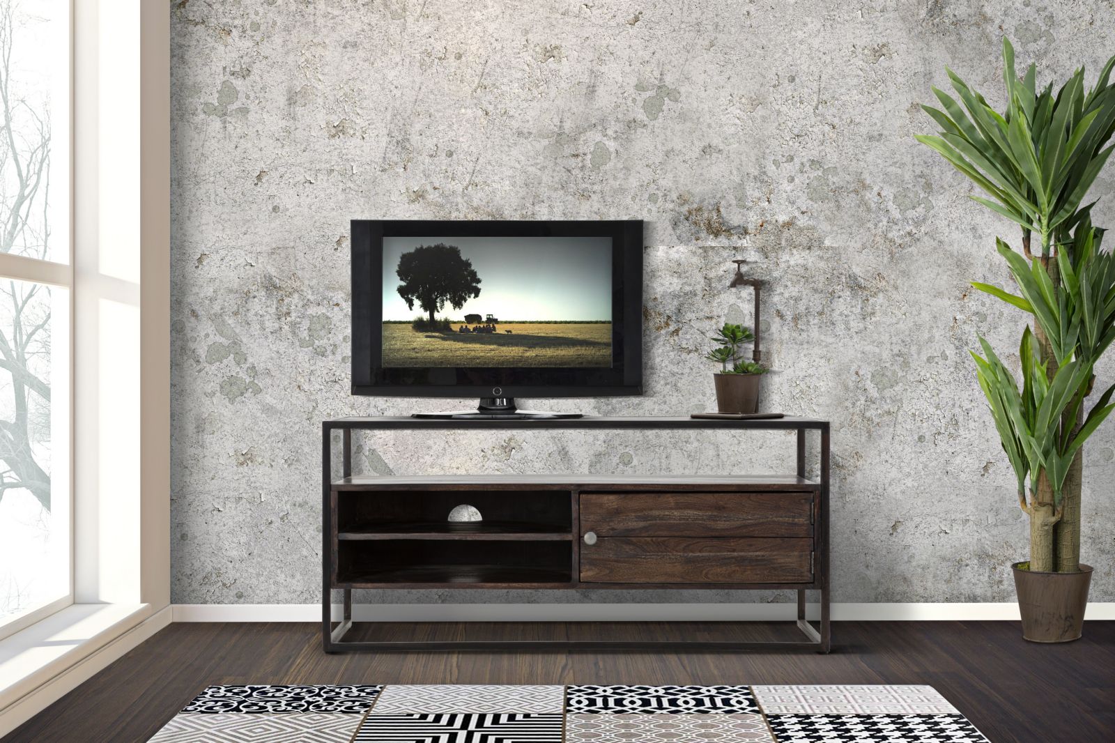 Dekoratívny doplnok P Tv Burn Mauro Ferretti 120×40×55