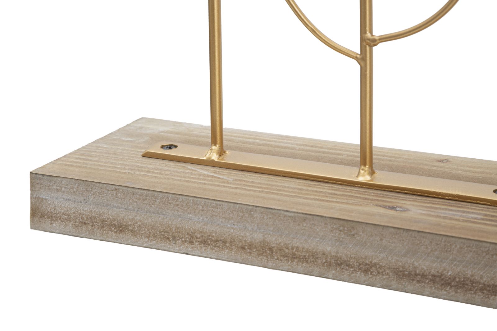 Dekoratívna socha Palm Mauro Ferretti, zlatá/drevo