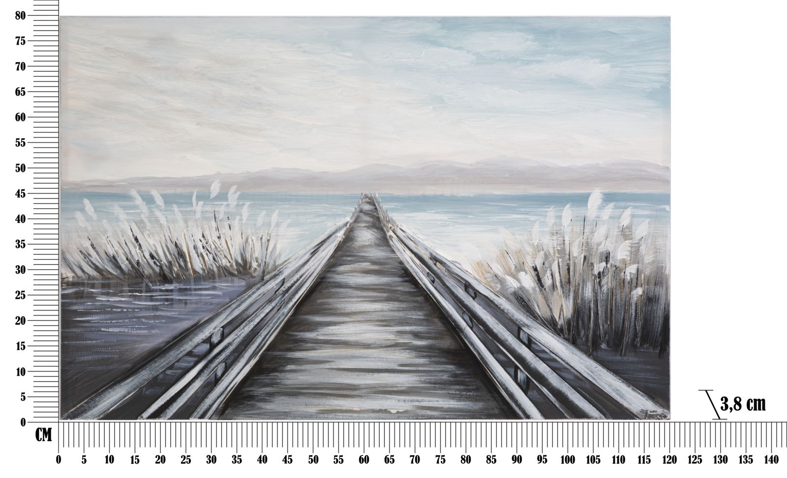 Dekoratívny doplnok Dipinto Su Tela Mauro Ferretti 120×3,8×80 cm