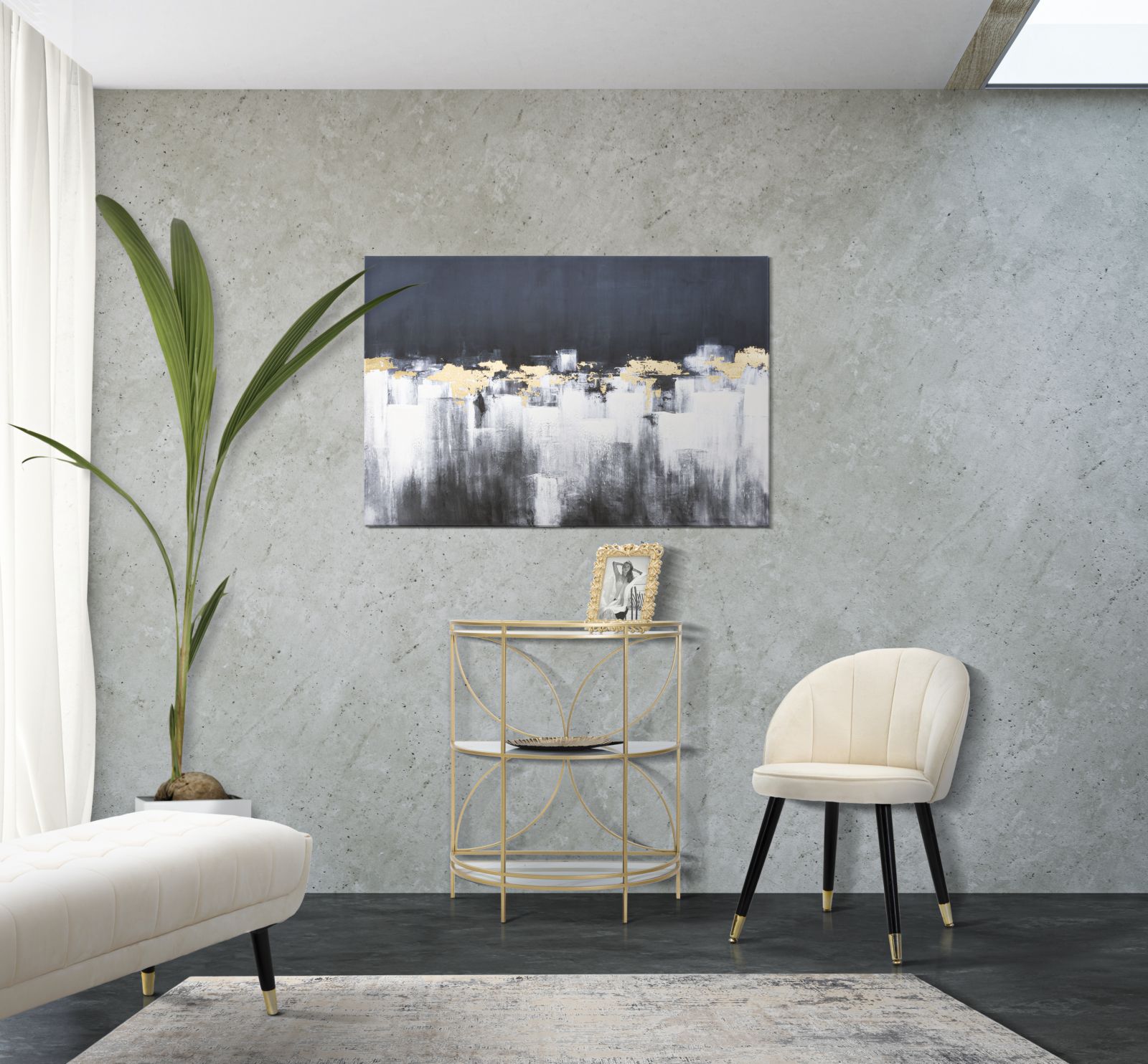 Dekoratívny doplnok Stampa Dipinta Cubix Mauro Ferretti 80×3×120 cm