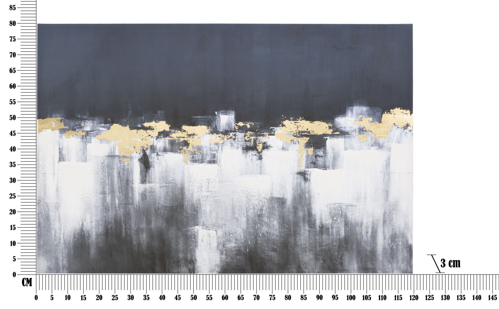 Dekoratívny doplnok Stampa Dipinta Cubix Mauro Ferretti 80×3×120 cm