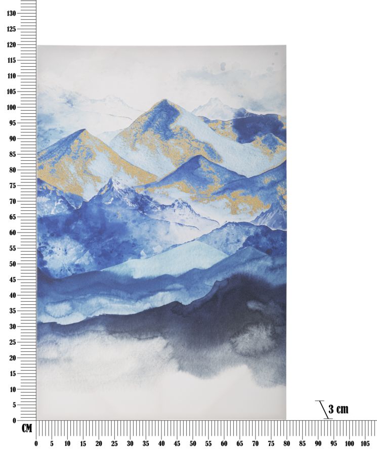 Dekoratívny doplnok Stampa Dipinta Mountain Mauro Ferretti 80×3×120 cm