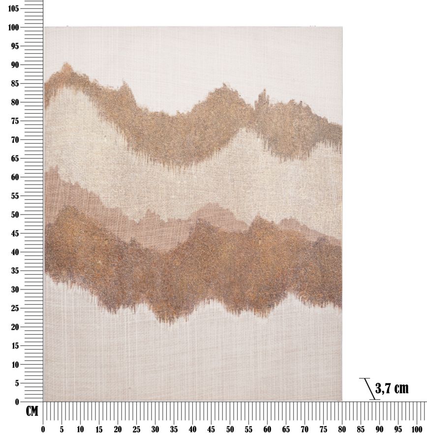 Dekoratívny doplnok Dipinto Su Tela Mauro Ferretti 80×3,7×100 cm