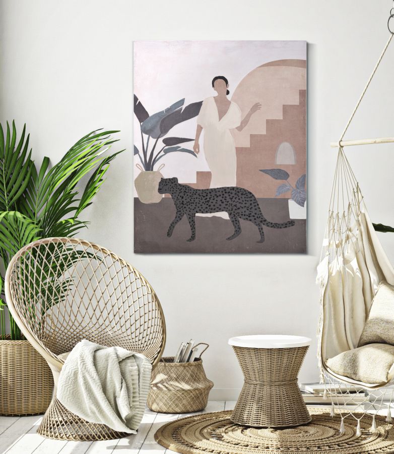 Dekoratívny doplnok Dipinto Su Tela Mauro Ferretti 80×3,7×100 cm