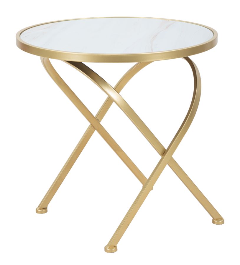 Dekoratívny doplnok Tavolinetto Glam Mat Mauro Ferretti Ø 50,5×50 cm