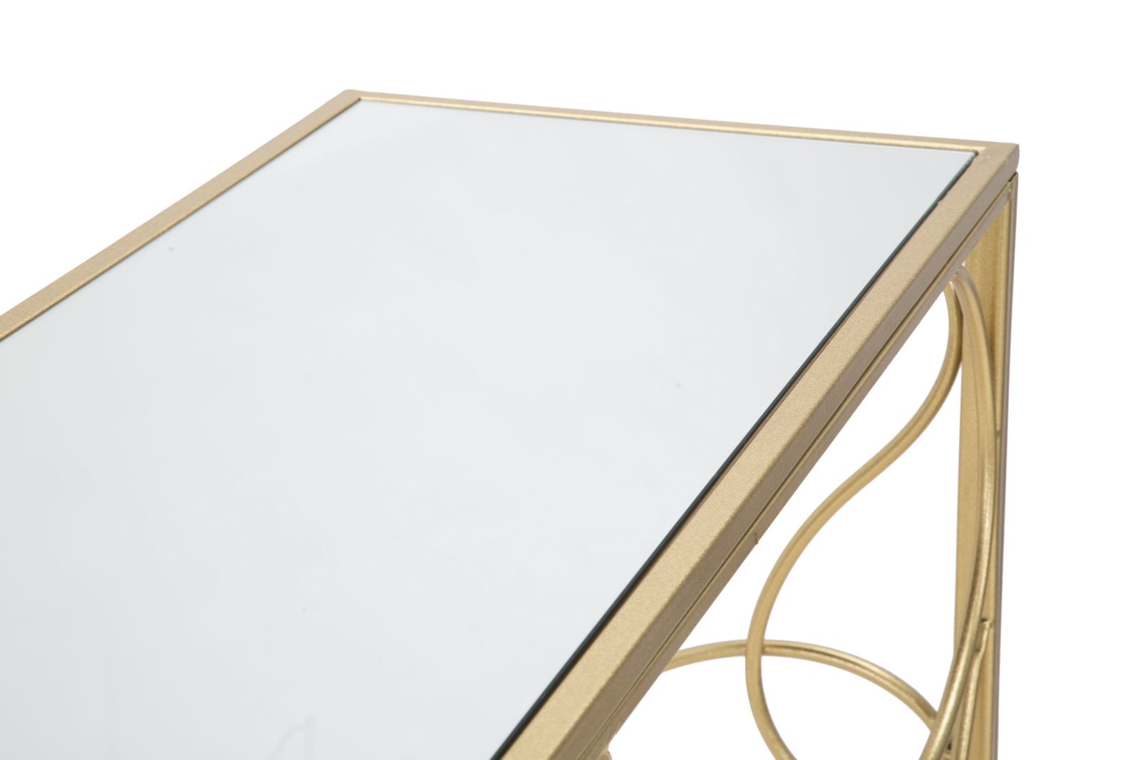 Dekoratívny stolík Console Art Mauro Ferretti, zlatý/biely