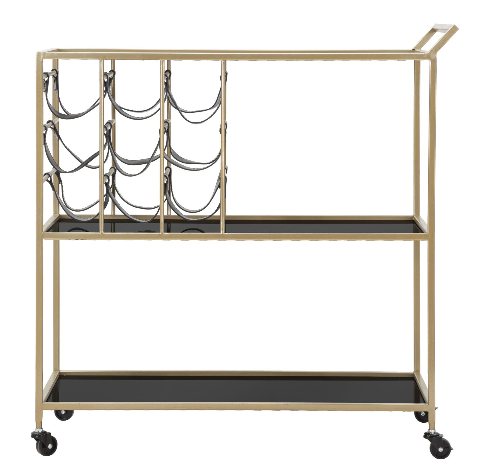 Dekoratívny doplnok Carrello Black String Mauro Ferretti 79×39,5×82 cm