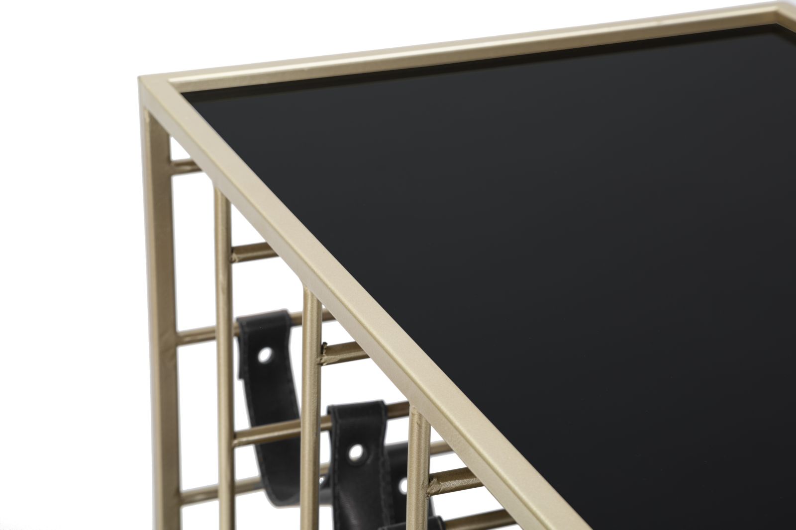 Dekoratívny doplnok Carrello Black String Mauro Ferretti 79×39,5×82 cm