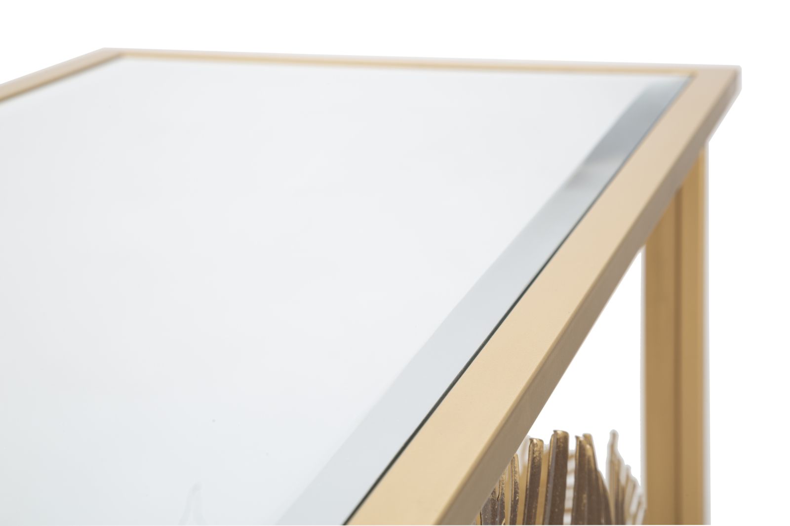 Dekoratívny stolík Console Glam Floris Mauro Ferretti, zlatý