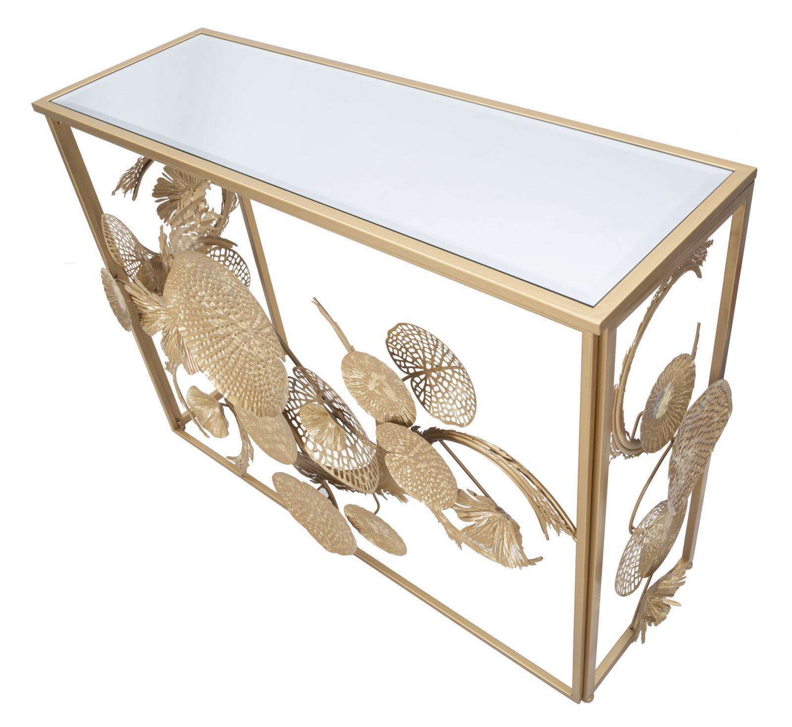 Dekoratívny stolík Console Glam Univers Mauro Ferretti, zlatý