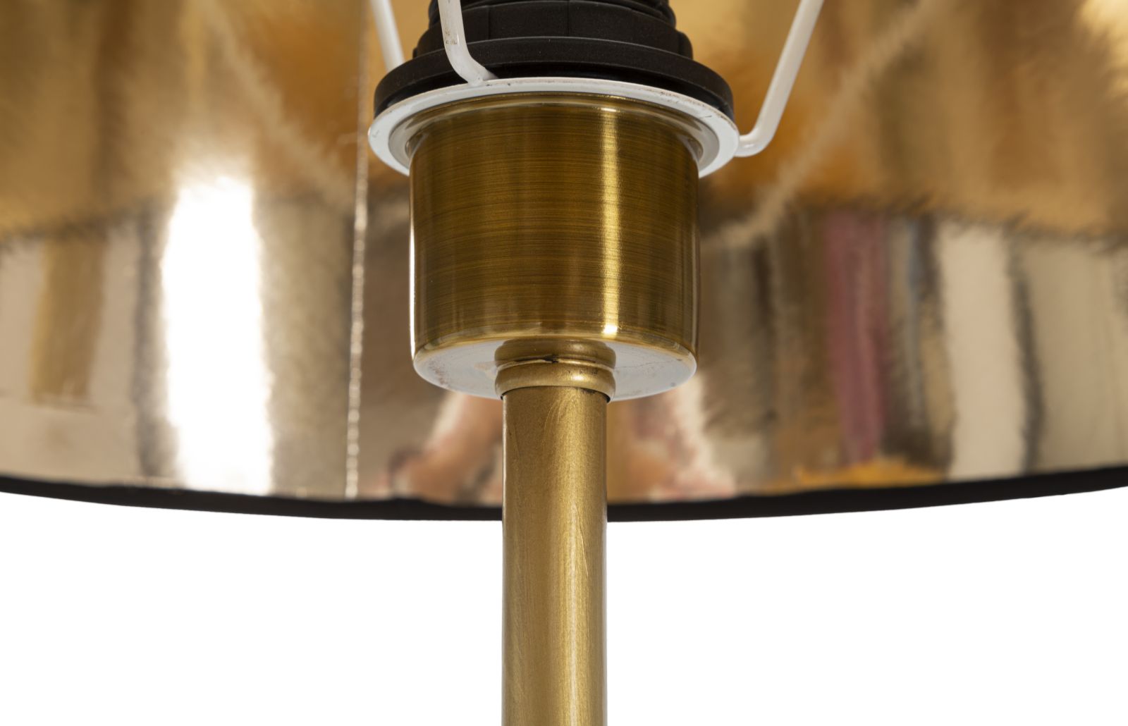 Stojanová lampa Pappagallo Mauro Ferretti, čierna/zlatá