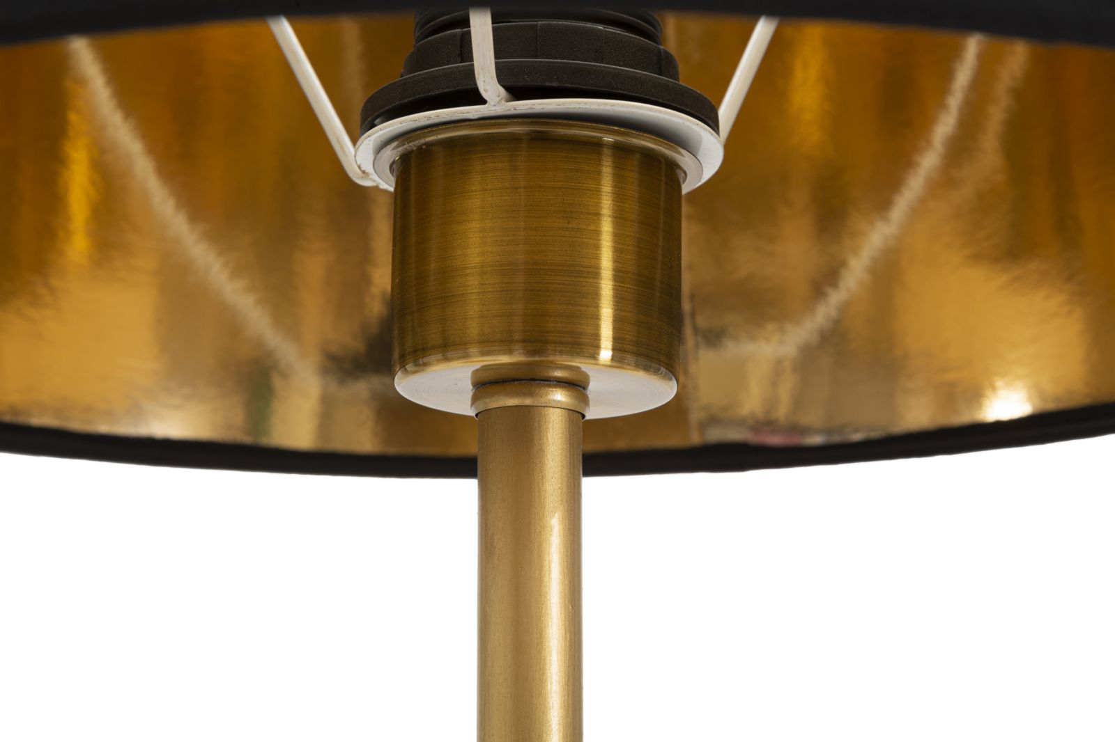 Stolová lampa Pappagalli Mauro Ferretti, čierna/zlatá