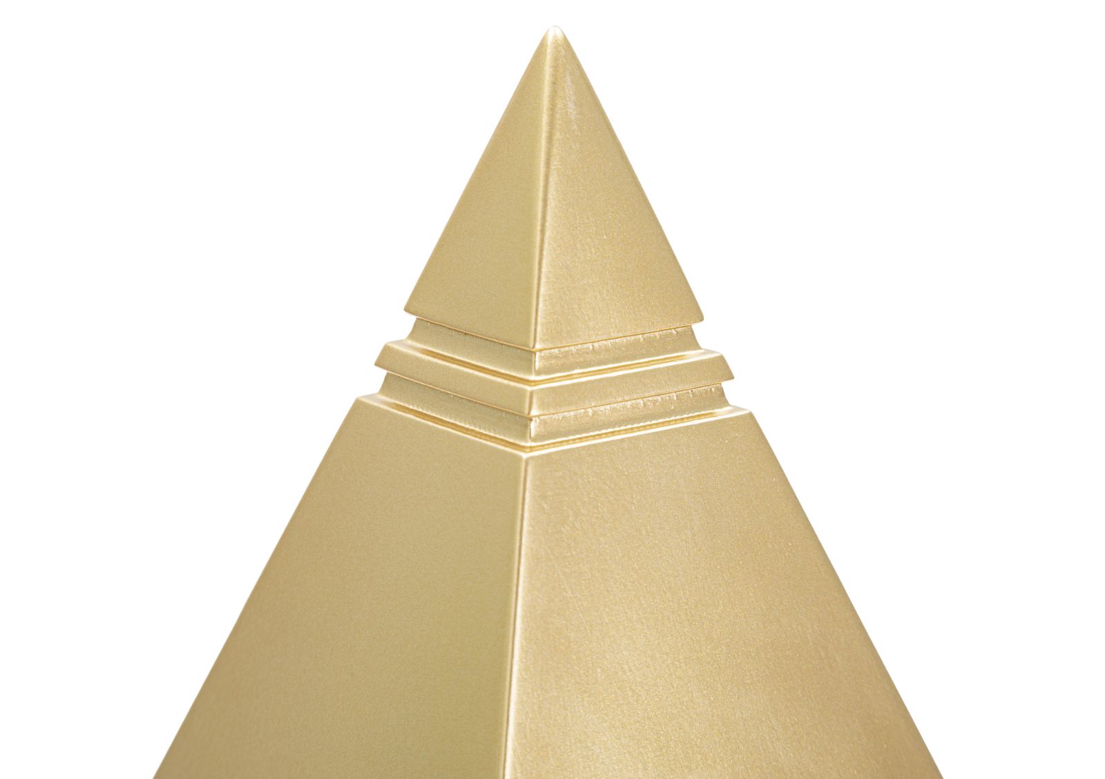 Dekoratívna socha Piramide Gold Mauro Ferretti, zlatá