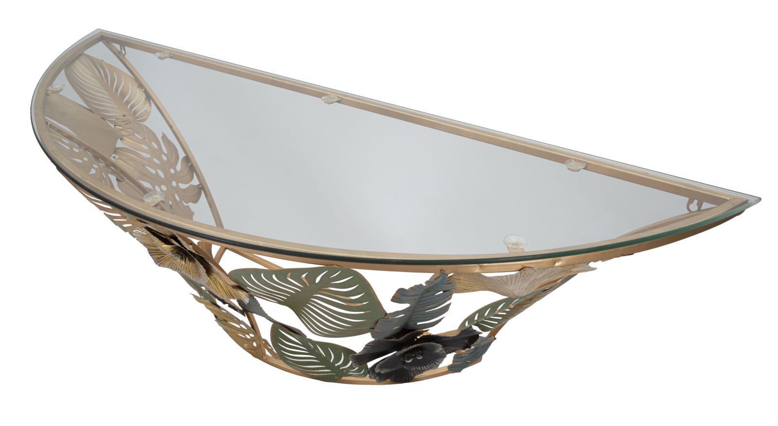 Dekoratívny stôl Console Sospesa Amaz Mauro Ferretti, zlatý