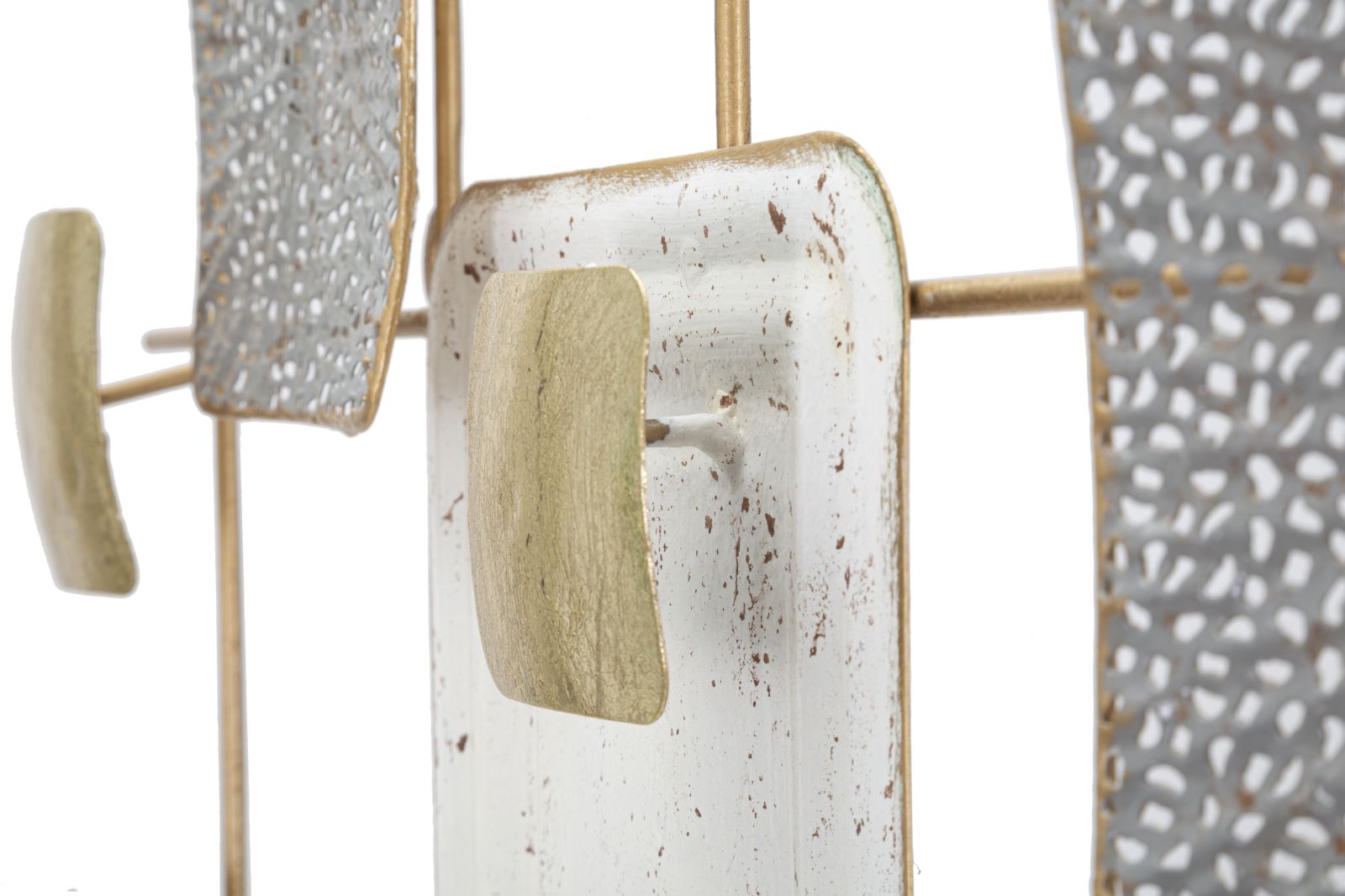 Dekoratívny panel Cubes Mauro Ferretti, zlatý/biely/čierny