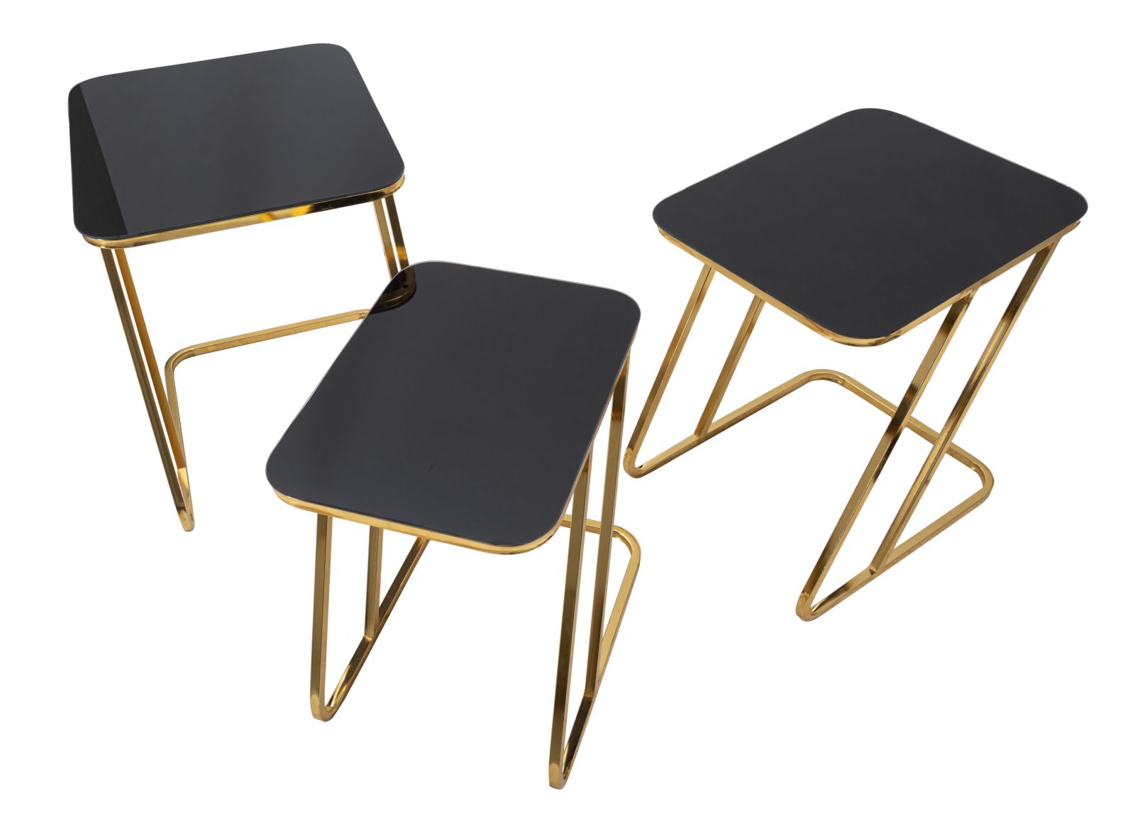 Dekoratívny doplnok Tavolinetti Simple Set Mauro Ferretti 44×50,5×55,5-39×49×51-34×47×45 cm